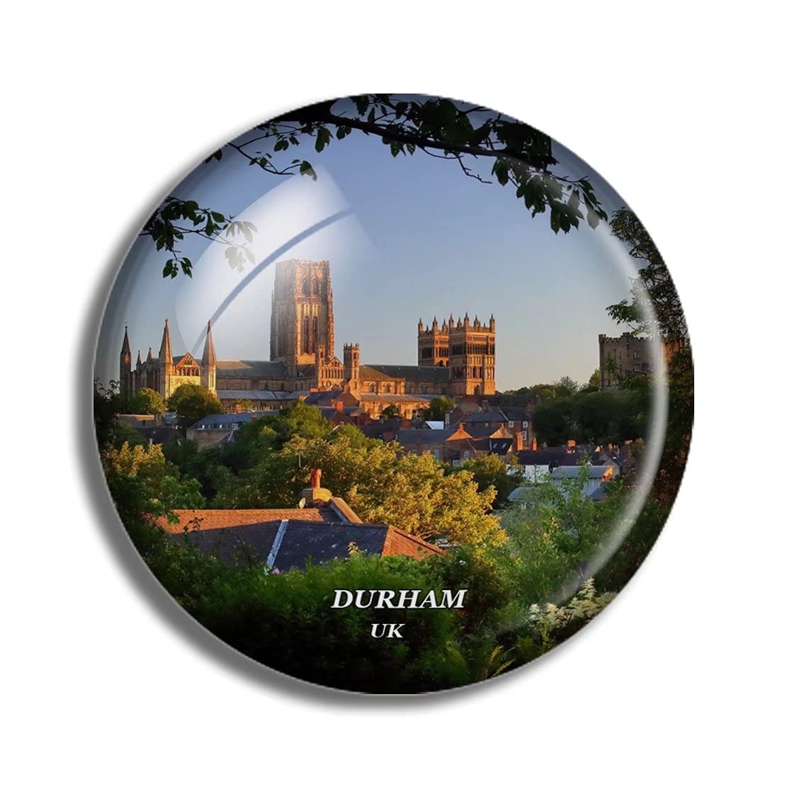 Weekino Crystal Fridge Magnets Durham Uk Travel Souvenir Funny Sticker For Gift Home Decoration Office Whiteboard