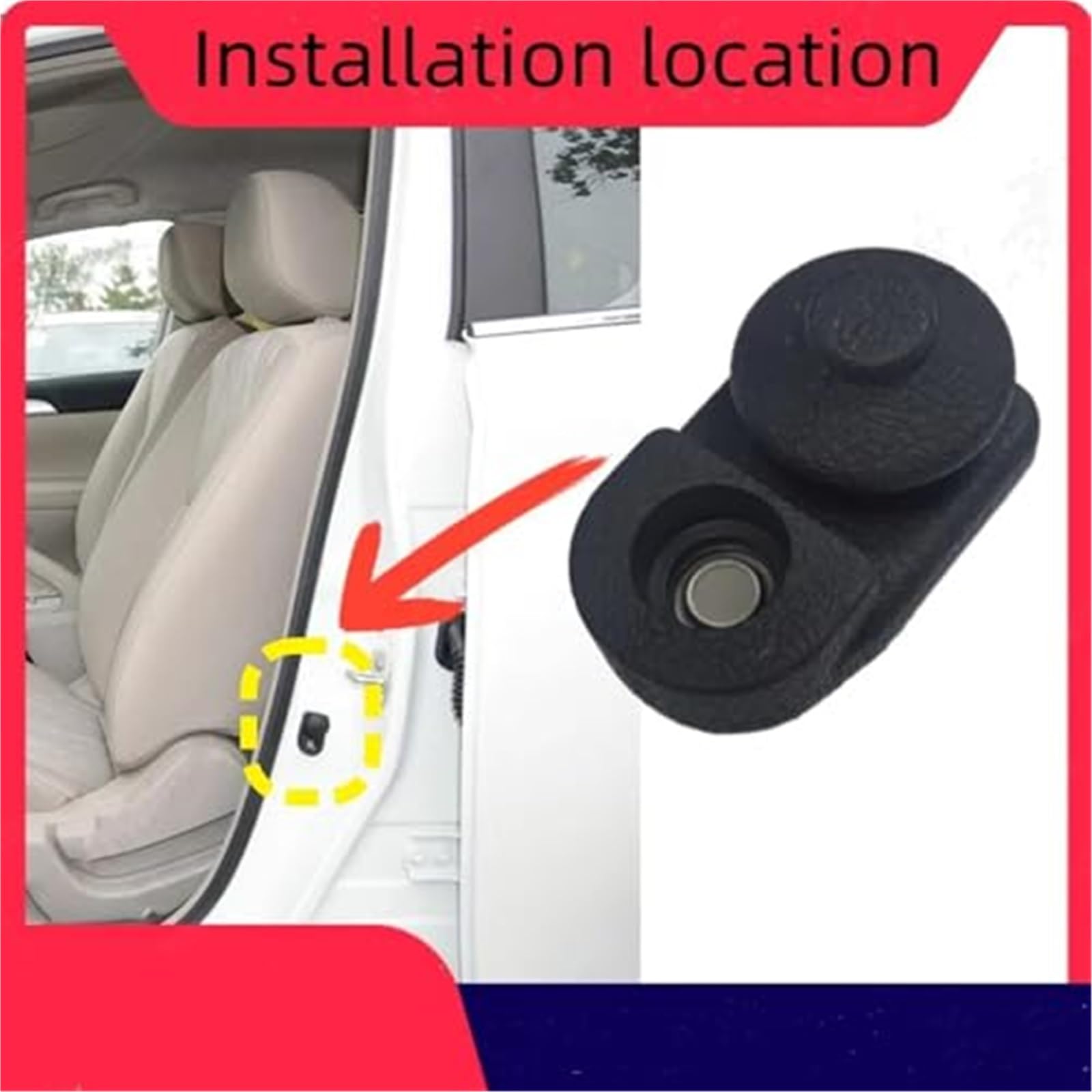 Interrupteur De Montant Porte Pour Nissan Qashqai 2008-2022 - Capteur D'éclairage Intérieur Noir