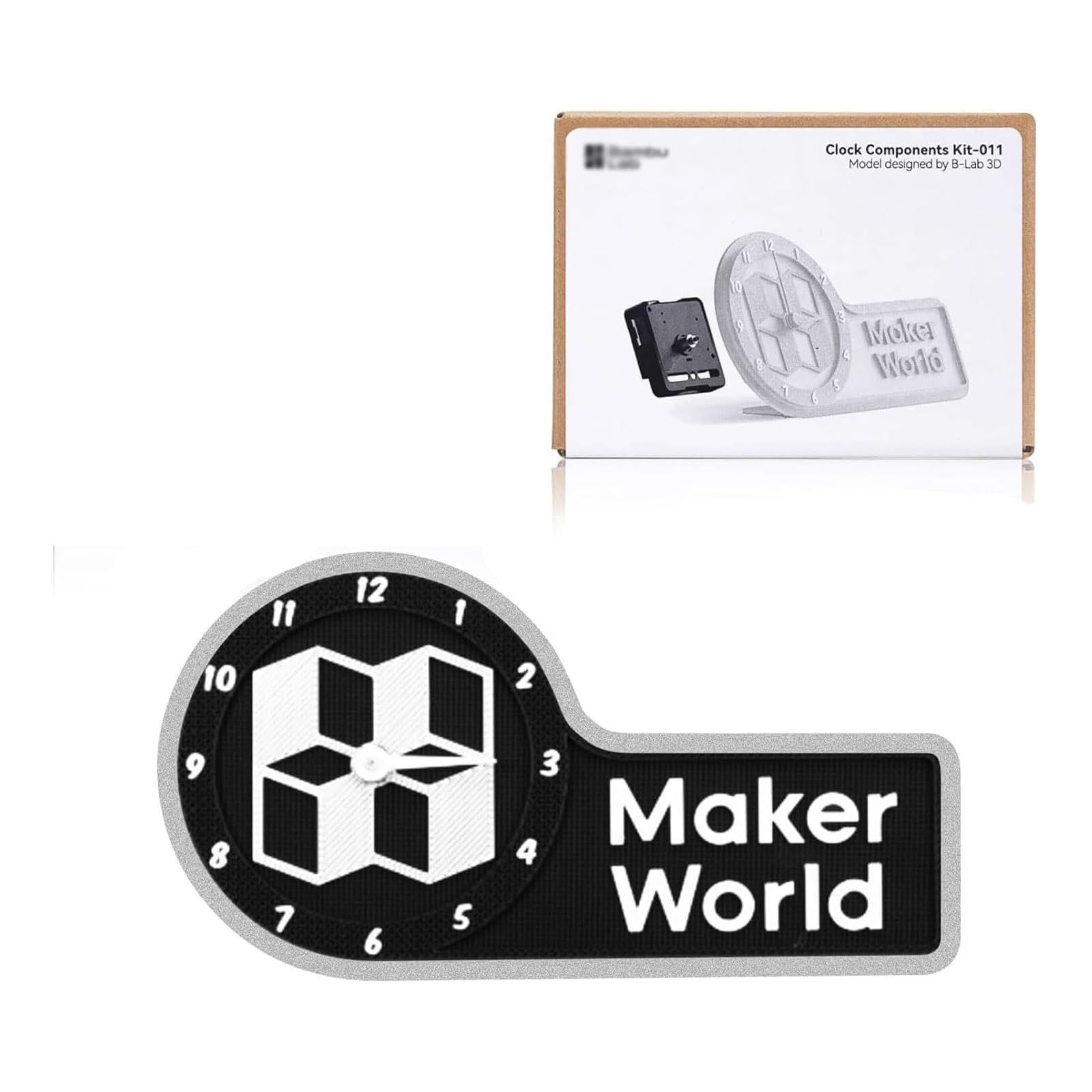 Horloge d'imprimante 3D MH011 pour Bambu Lab X1C P1S A1 pièce DIY