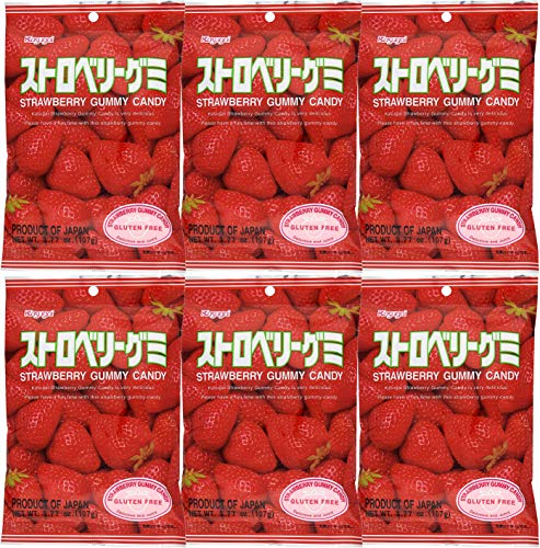 Kasugai Strawberry Gummy 6 Pack