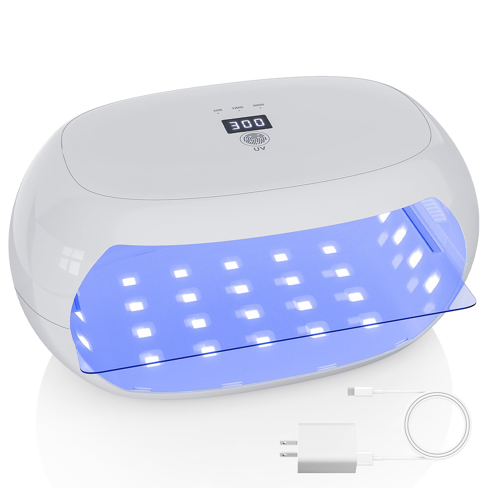 Światło UV do żywicy, 360° pierścień dwuwarstwowy i regulowane ustawienie czasu (1/3/5 min) światło z żywicy UV, 56 LED lampa UV o dużej mocy do utwardzania żywicy, szybkie utwardzanie lampa