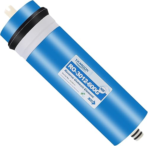 Miniatura 1 de YKMGON 3012-600 GPD Elemento de membrana RO de ósmosis inversa universal, filtro de agua de repuesto de 3.0 x 12 pulgadas, para sistema purificador