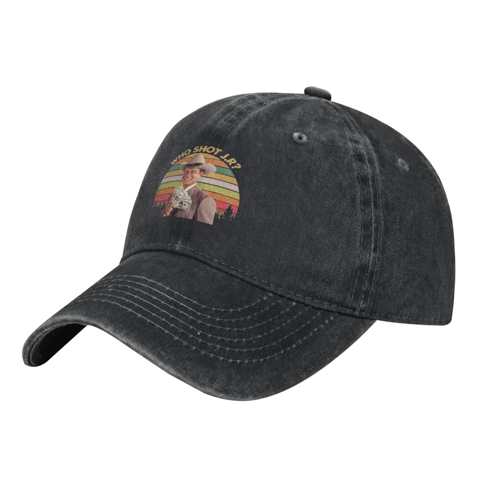 kenwozi Jr Ewing Dallas for President Tv Show Summer Vintage Denim Cap Unisex Snapback Trucker Hat