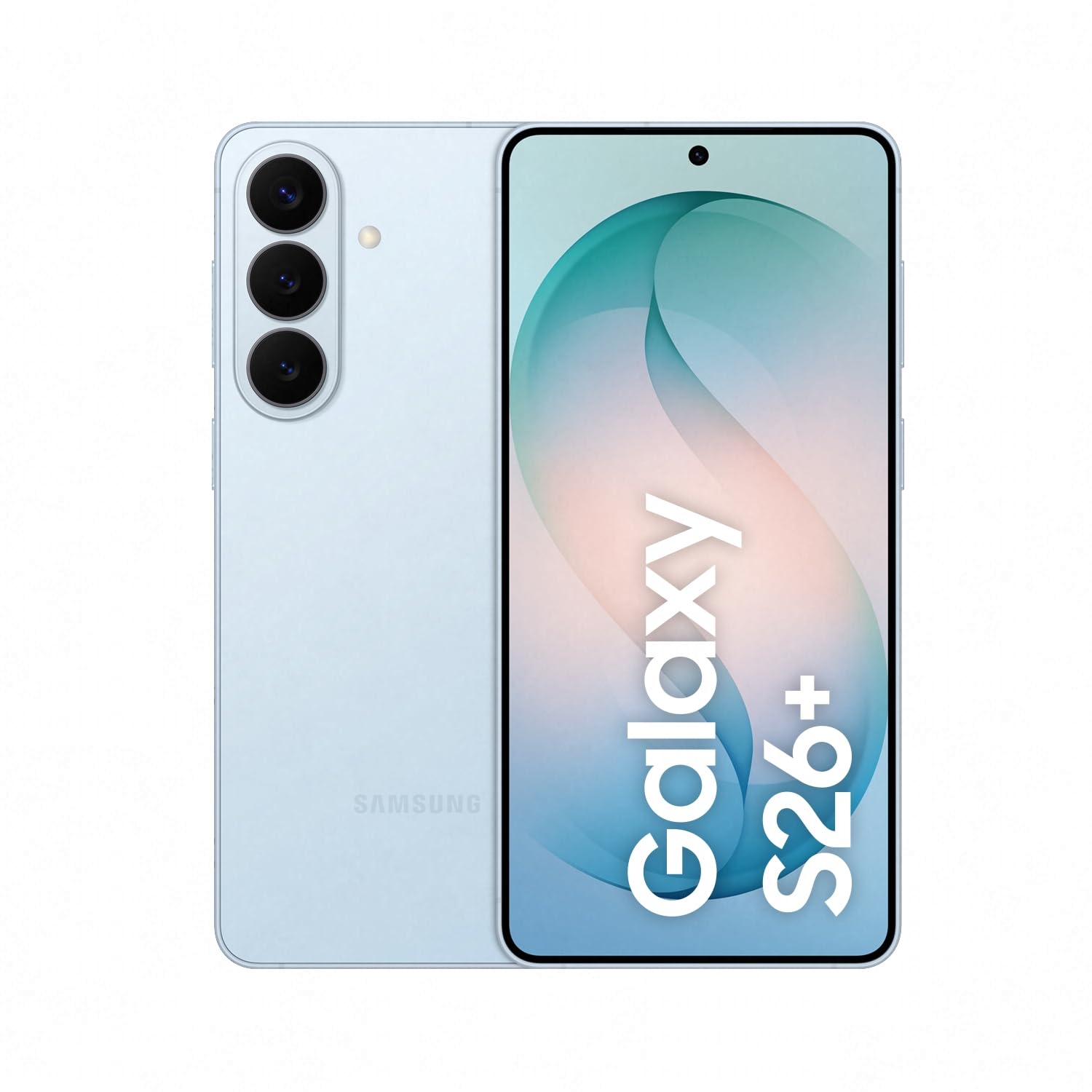Samsung Galaxy S26+ AI Smartphone mit Galaxy AI, Ohne Vertrag, Handy mit Android, 12 GB RAM, 256 GB Speicher, AP Prozessor, 50 MP, Sky Blue, 3 Jahre Herstellergarantie [Exklusiv auf Amazon]