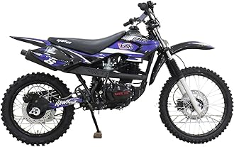 X-PRO Hawk 150cc 5-Speed Manual Transmission Dirt Bike with Kick Start! Big 19"/16" Wheels!