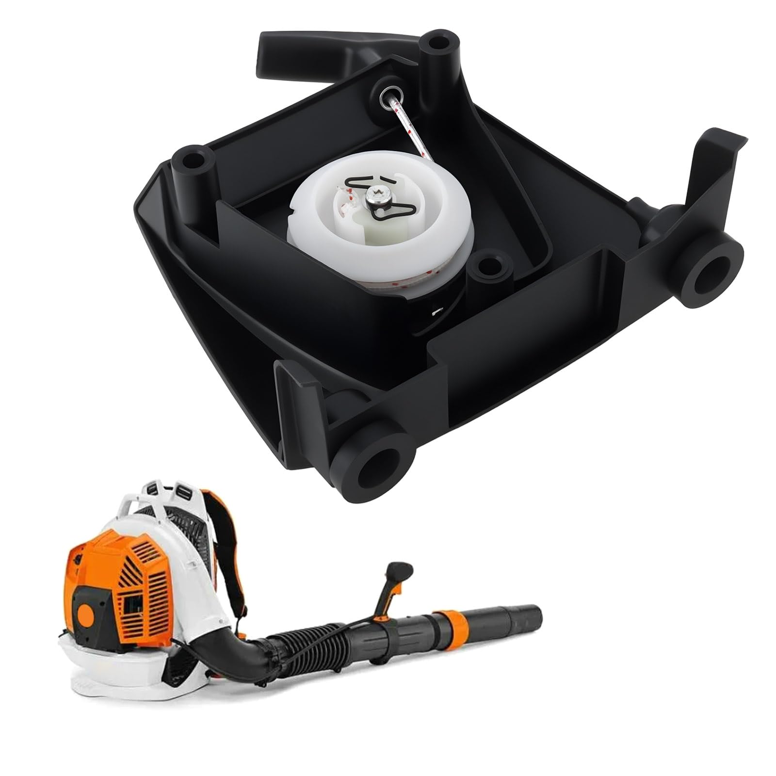 Ensemble de Démarreur à Rappel de Remplacement Compatible avec Stihl BR800 BR800X 4283-190-4001 Le Souffleur à Dos