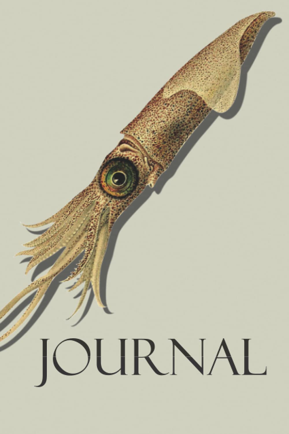 Journal: Vintage Giant Squid Monster Kraken Notebook. Blank Lined Diary for Deep Ocean and Marine Sea Animal Creature Lovers to Record Daily Life or Aquatic Adventures