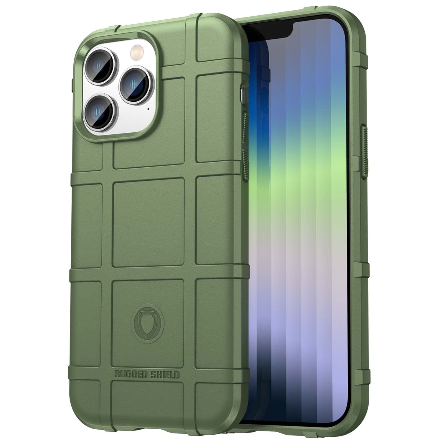 Slim Phone Case for iPhone 14 Pro Max Rugged Shield Phone Case with Military Grade Shockproof Protection Drop-Tested