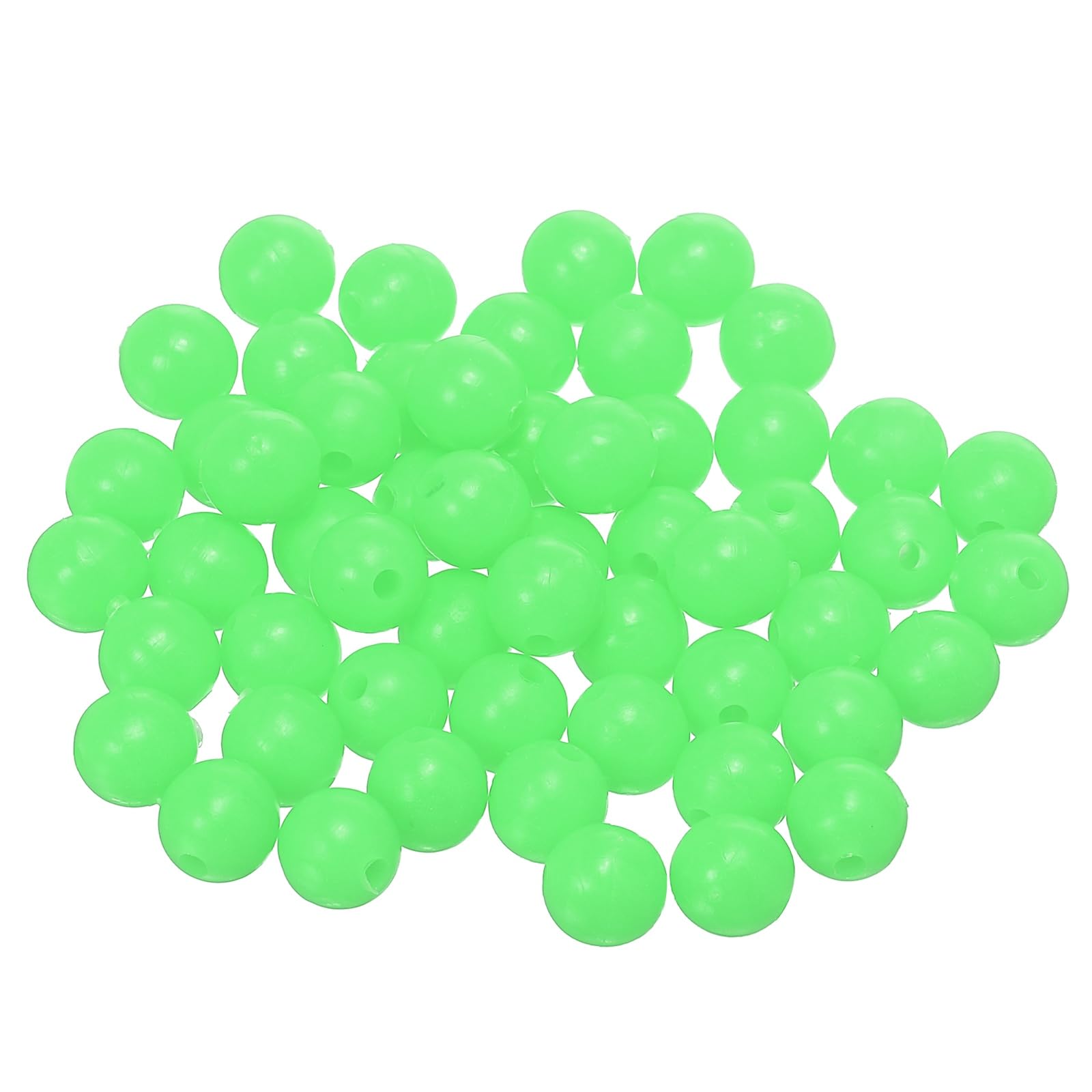 YELARXI Fishing Beads Glow Soft Plastic Fish Rigs 8 mm for Catfish (500 Pack, Green)