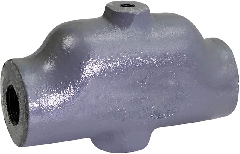 Midline Valve S1556 Boiler Air Scoop Valve for Hydronic Heating Applications; 3/4 in. FIP Connections; Cast Iron, black