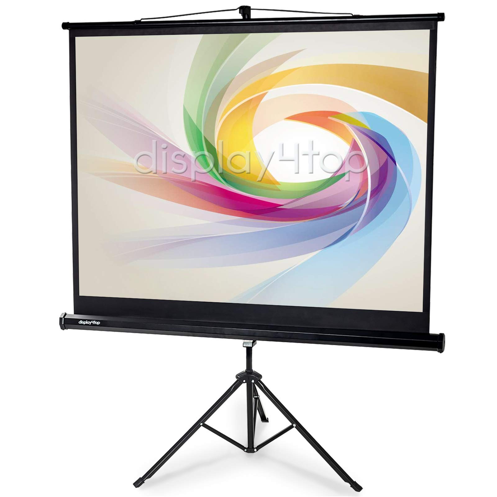 Buy Display4top 60" Portable Tripod Projector Screen With Stand 43