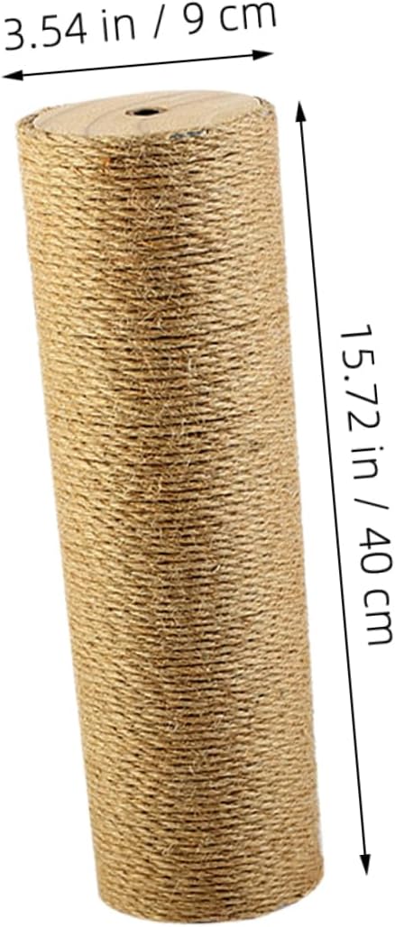 DECHOUS Cat Scratching Post Replacement Durable Jute Rope Wrapped Scratching Column for Indoor Cats Height for Climbing Biting and Scratching