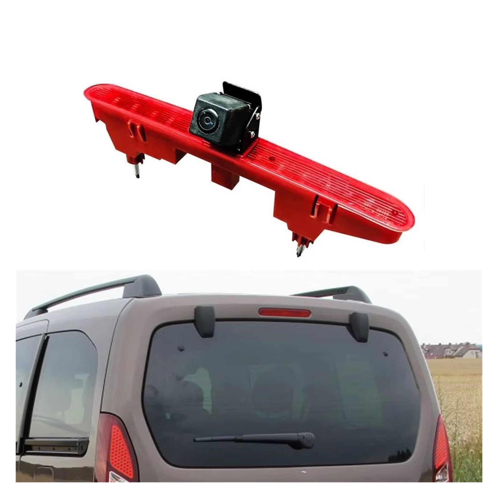 Rückfahrkameras Für Citroen Für Berlingo II 2008 + Parkplatz Backup Reverse Kamera 3RD HD Auto Bremse LED-Licht