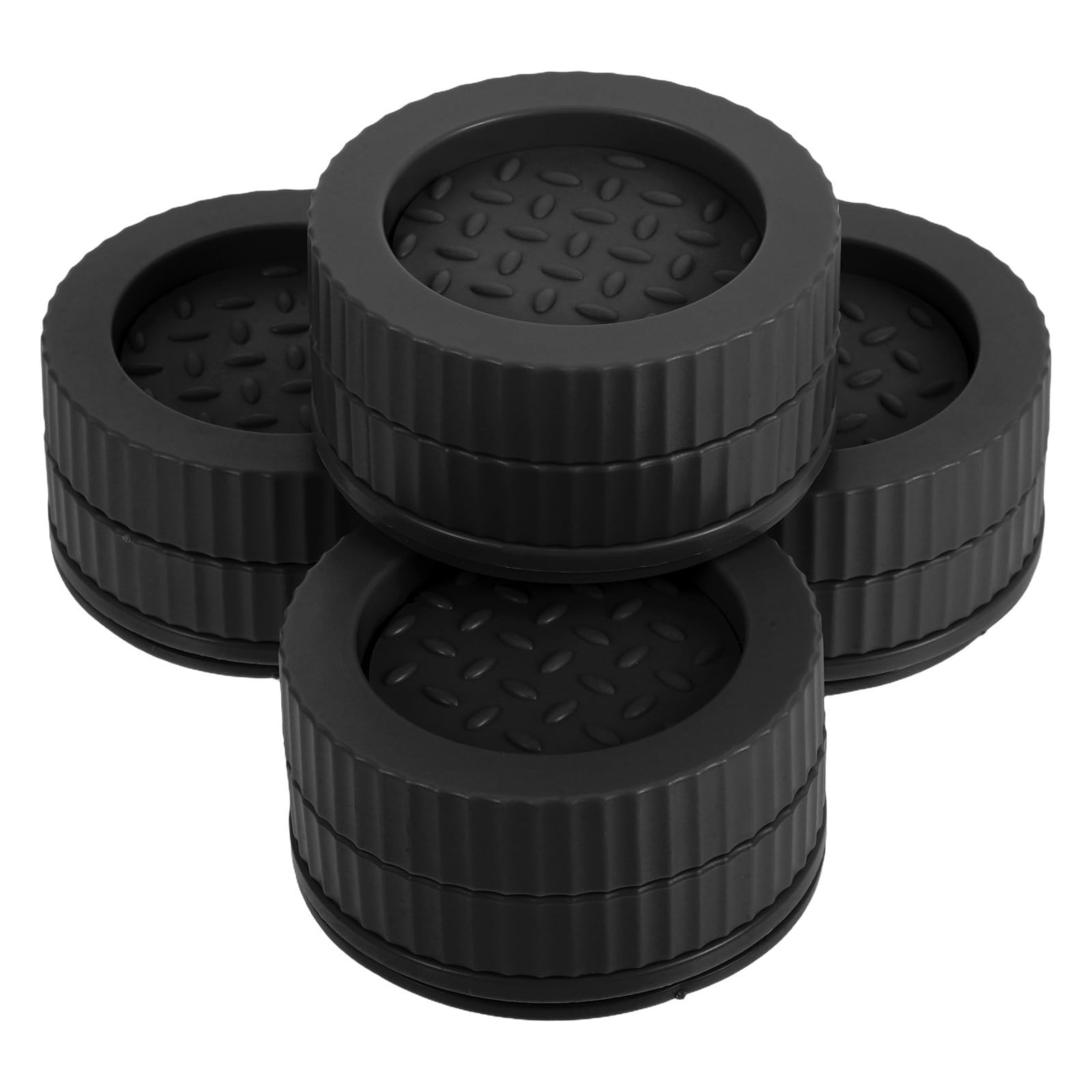 Rehausseurs pour pieds de meubles 35-45mm noir lot de 4