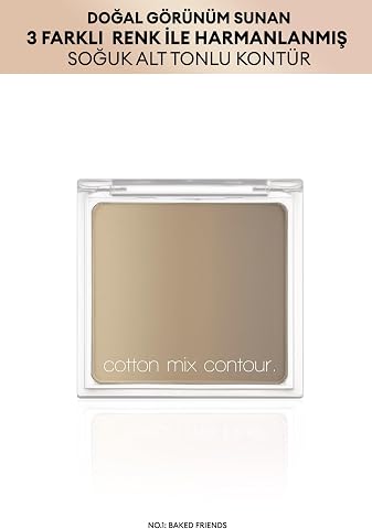 MISSHA Doğal Görünümlü, 3 Farklı Tonlama Sağlayan Kontür. Cotton Mix Contour (No.1)
