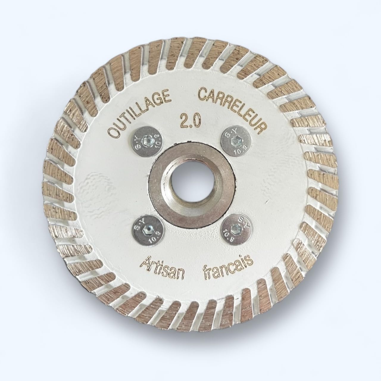 Mini Disco Diamantato M14 Ø75 mm – per Rettificare Piastrelle, Scavare Colla e Dettagli Giunzioni – per Smerigliatrice Angolare Filettatura M14 – Qualità Pro – Outillage Carreleur 2.0