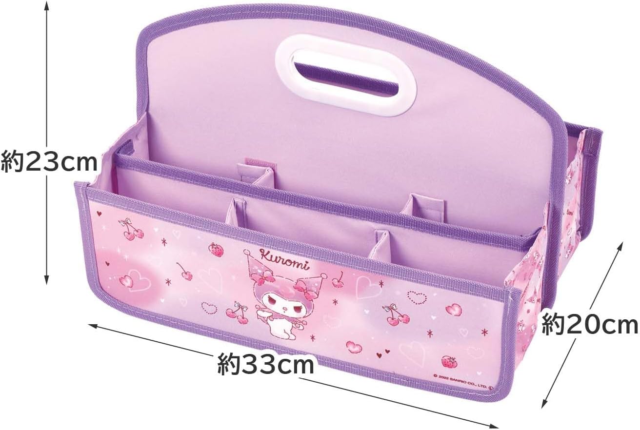 Skater ZBX1-A Anywhere Storage Box, Portable, Organization, Includes Handles, Sanrio, Chromi, Love Love Kyun, Small Items, Organization, Box Storage Case