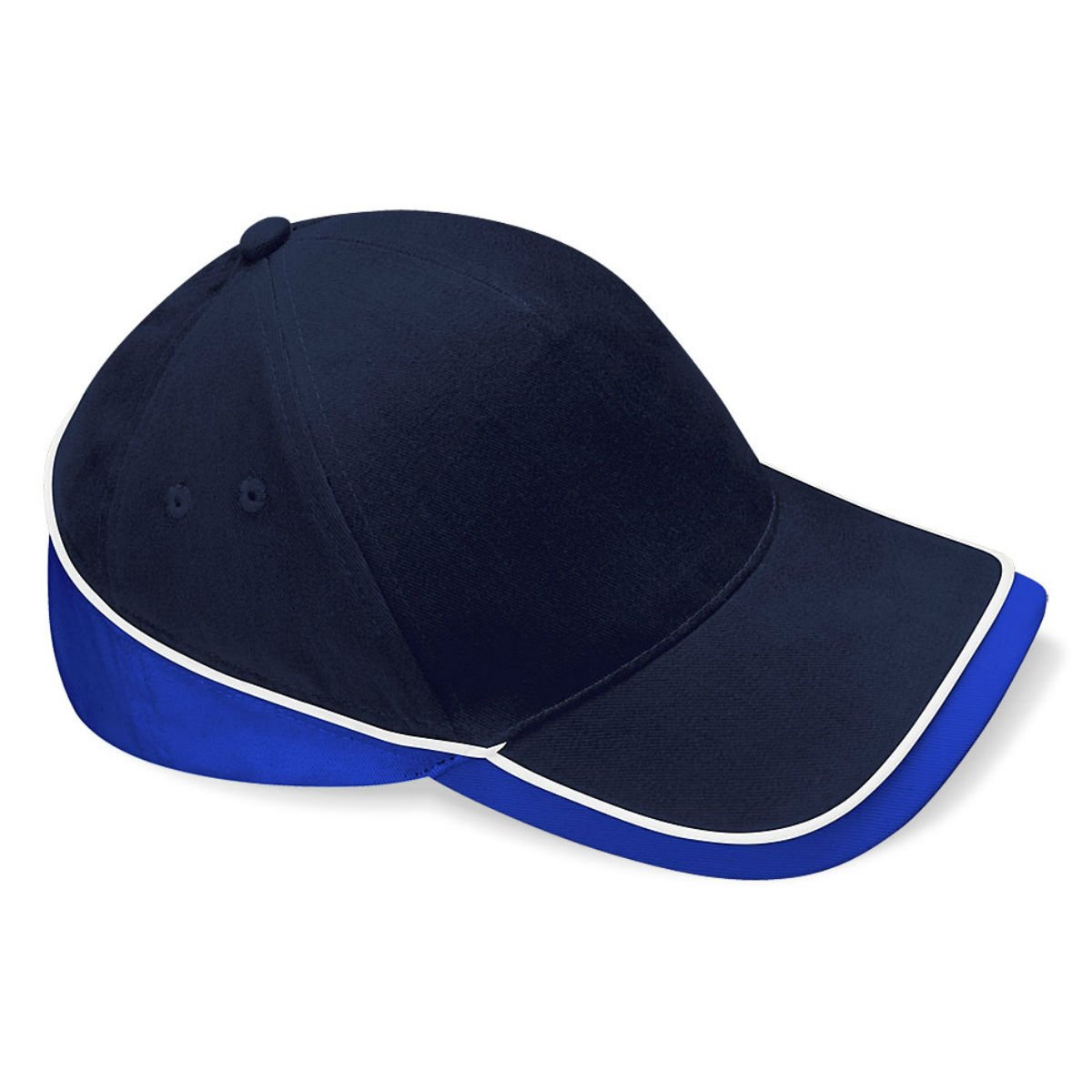 Beechfield Men's Navy/Royal/White Teamwear Cap In