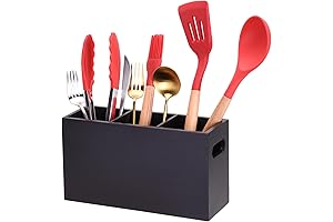 WuGeShop Kitchen Wood Utensil Holder
