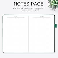 Vista 24 de Registro de cheques - Registros de cheques elegantes para chequera personal con registros de cheques y transacciones, registro de chequera de tapa