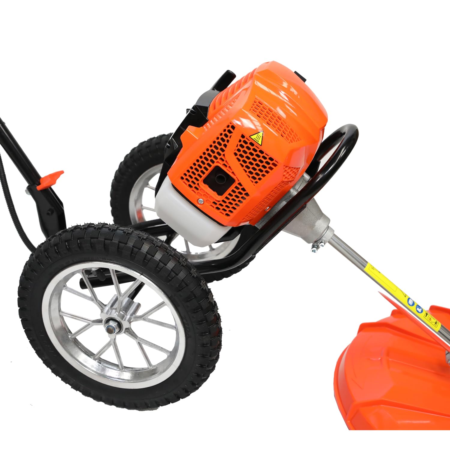 ANOVA - Desbrozadora con Ruedas | 1,9 HP - 1,4 KW | 1,2 L | 51,7 CC | Ø Barra 26 MM | Nivel Ruido (Lwa) 113 DB | para Limpieza de Maleza, Hierba Alta y Mantenimiento de Terrenos | Diseño Robusto