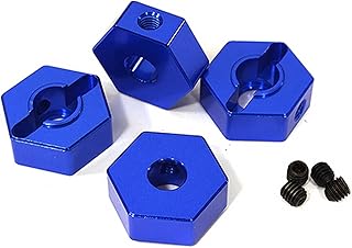 Integy RC Model C29090BLUE Billet Machined Wheel Hex (4) for Arrma 1/10 Granite 4X4 3S BLX