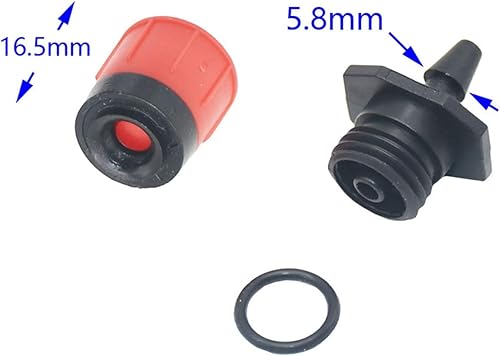 Miniatura 3 de LRJSKWZC Aspersor de jardín de 25 rociadores de jardín de 360 grados con conectores de púas de 14 para riego agrícola de huerto color azul