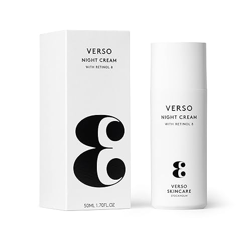 Verso Skin Care Crema hidratante de noche Crema de noche rejuvenecedora para rostro y cuello para piel joven Cuidado facial fácil (1.6 fl oz)