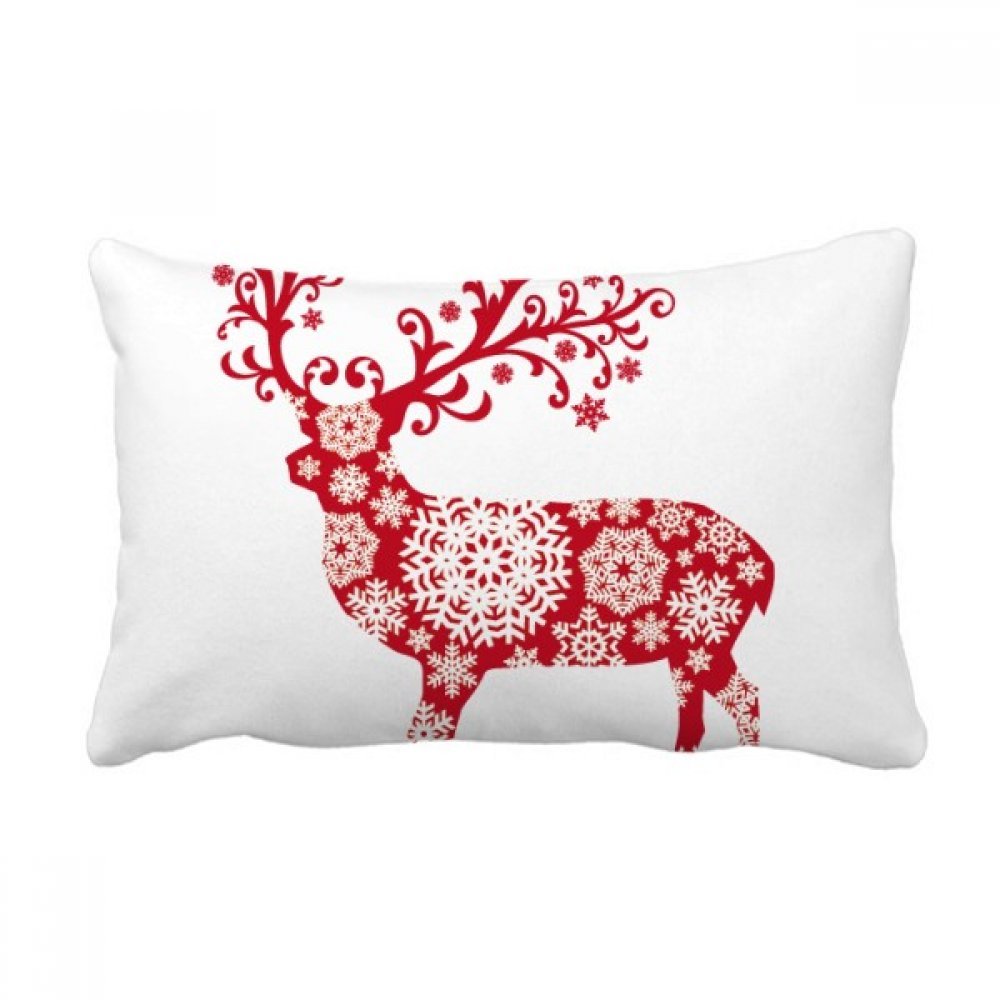 Coussin lombaire cerf rouge pour soulager le dos sur le canapé et embellir votre salon