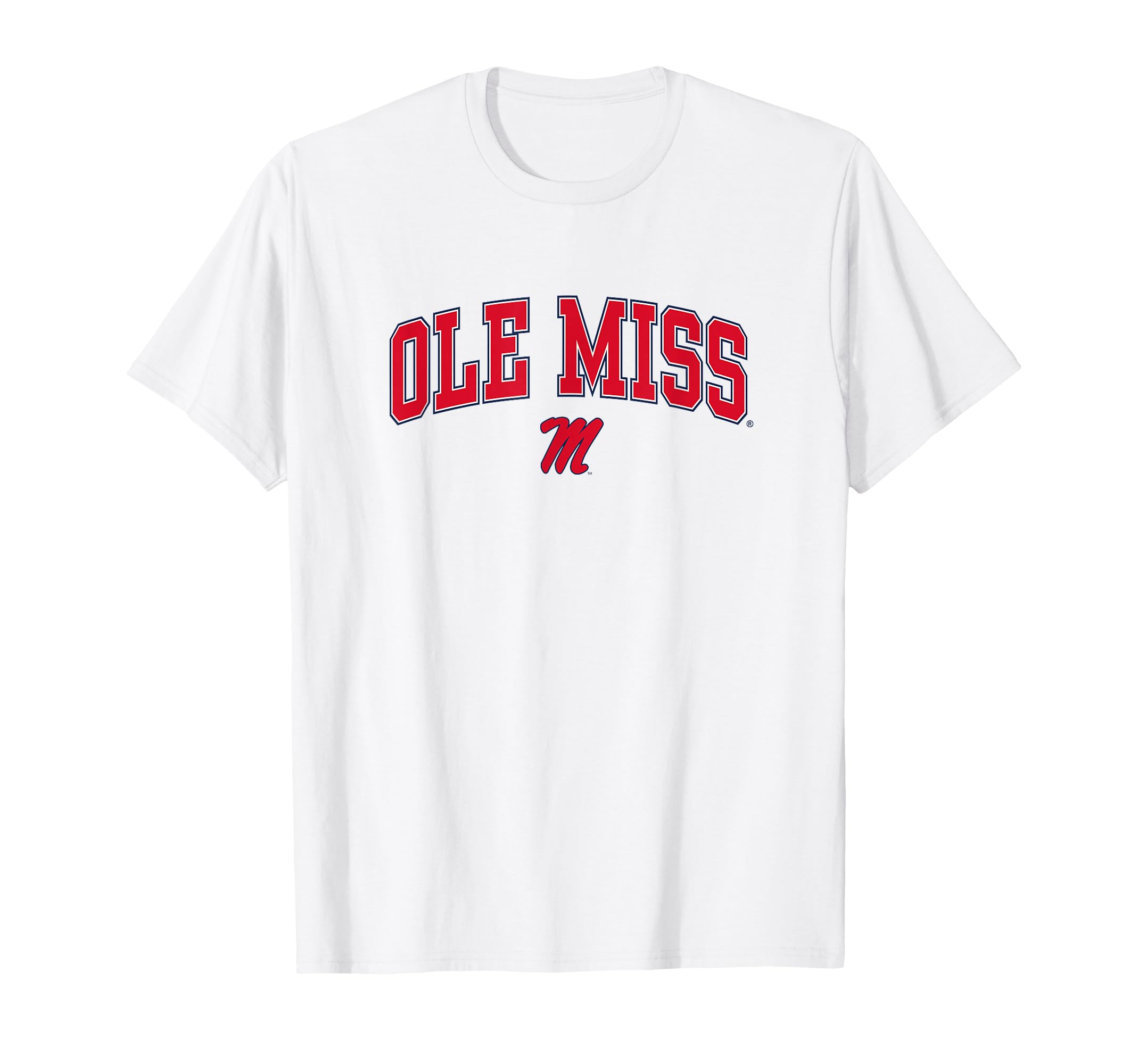 Mississippi Ole Miss Rebels Arch Over White T-Shirt Small