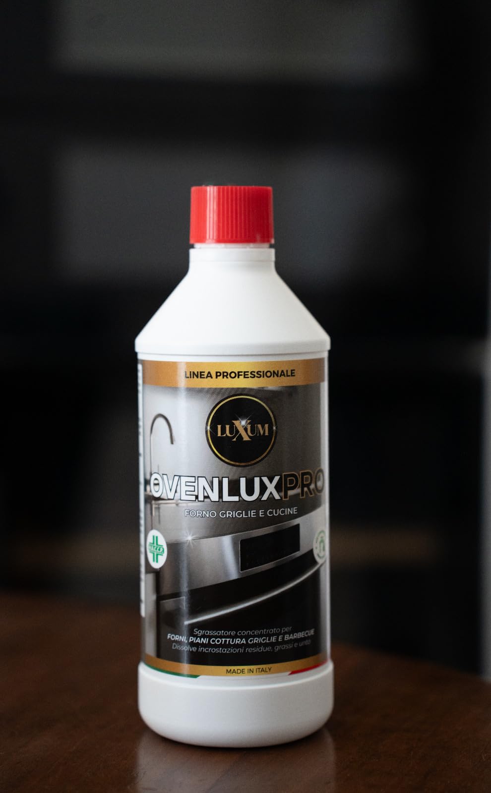 OvenLux PRO Detergente sgrassante decarbonizzante HACCP – 2 × 750 ml