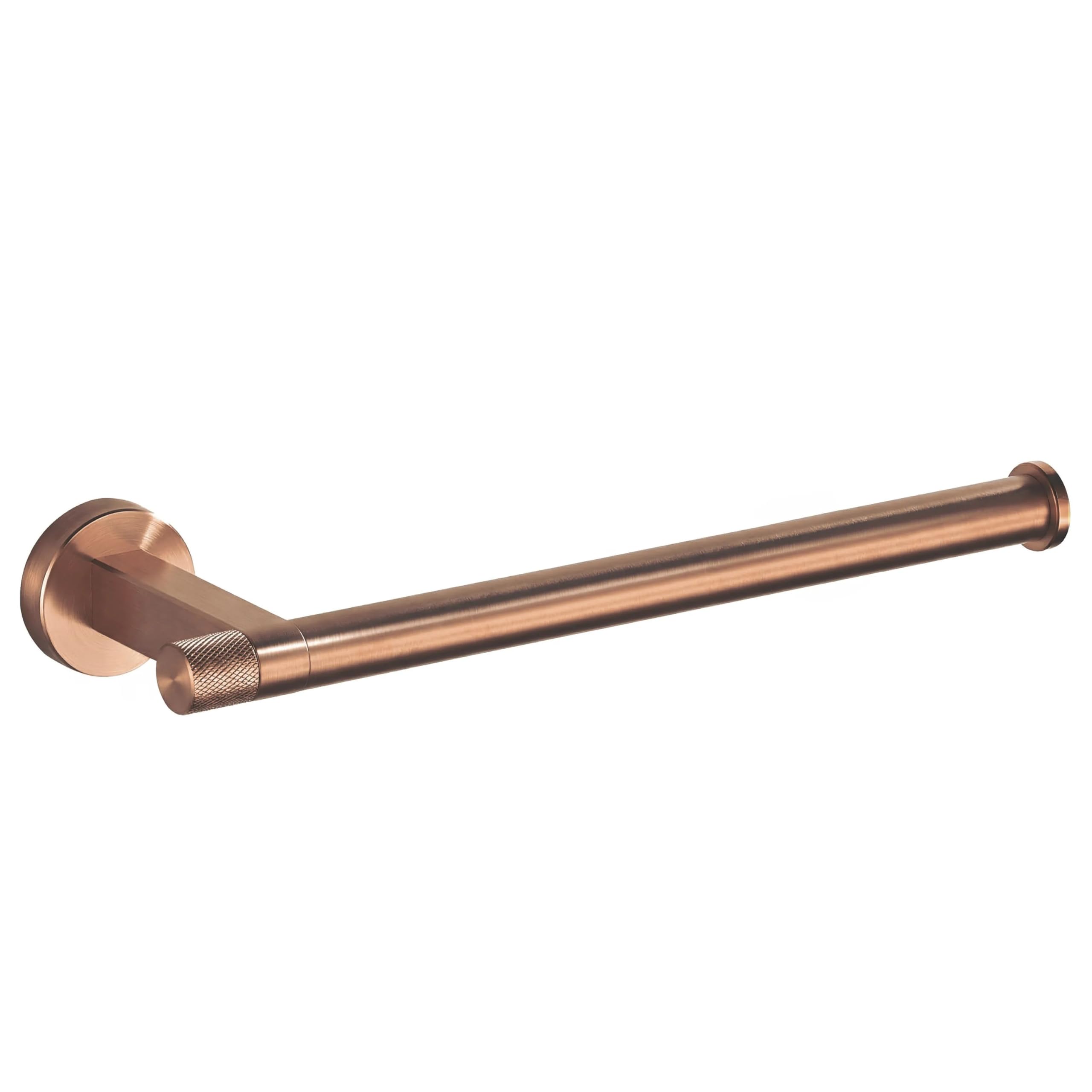 Rea - Portasciugamano da bagno 39106 ORI - Metallo - Rame Spazzolato - 8 x 28 x 3,5 cm