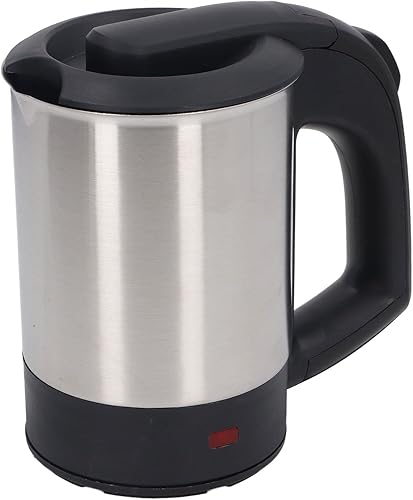 Taza de calefacción para automóvil, taza de calefacción de viaje de acero inoxidable de 12 V 15.2 fl oz, taza de calefacción eléctrica para viajes,