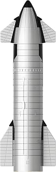 SpeceX Starship Rocket Truck Model Metal Model Ideal Gifts - Dragon Spacecraft Heavy Falcon Rocket Toy Desktop Ornament, Aerospace Collectible Ideal Gift for Adult Space Lover
