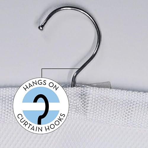 Miniatura 2 de Organizador de ducha con bolsillos de malla de baño de tela de secado rápido con 6 bolsillos