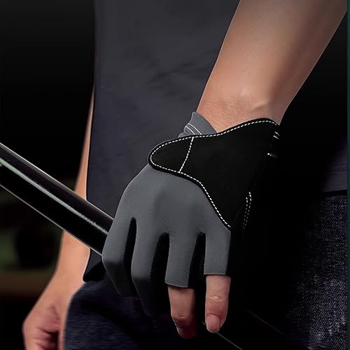 Miniatura 6 de Guantes de billar, guantes deportivos de Snooker Cue con diseño antideslizante, de secado rápido, transpirables, guantes de billar de 3 dedos,