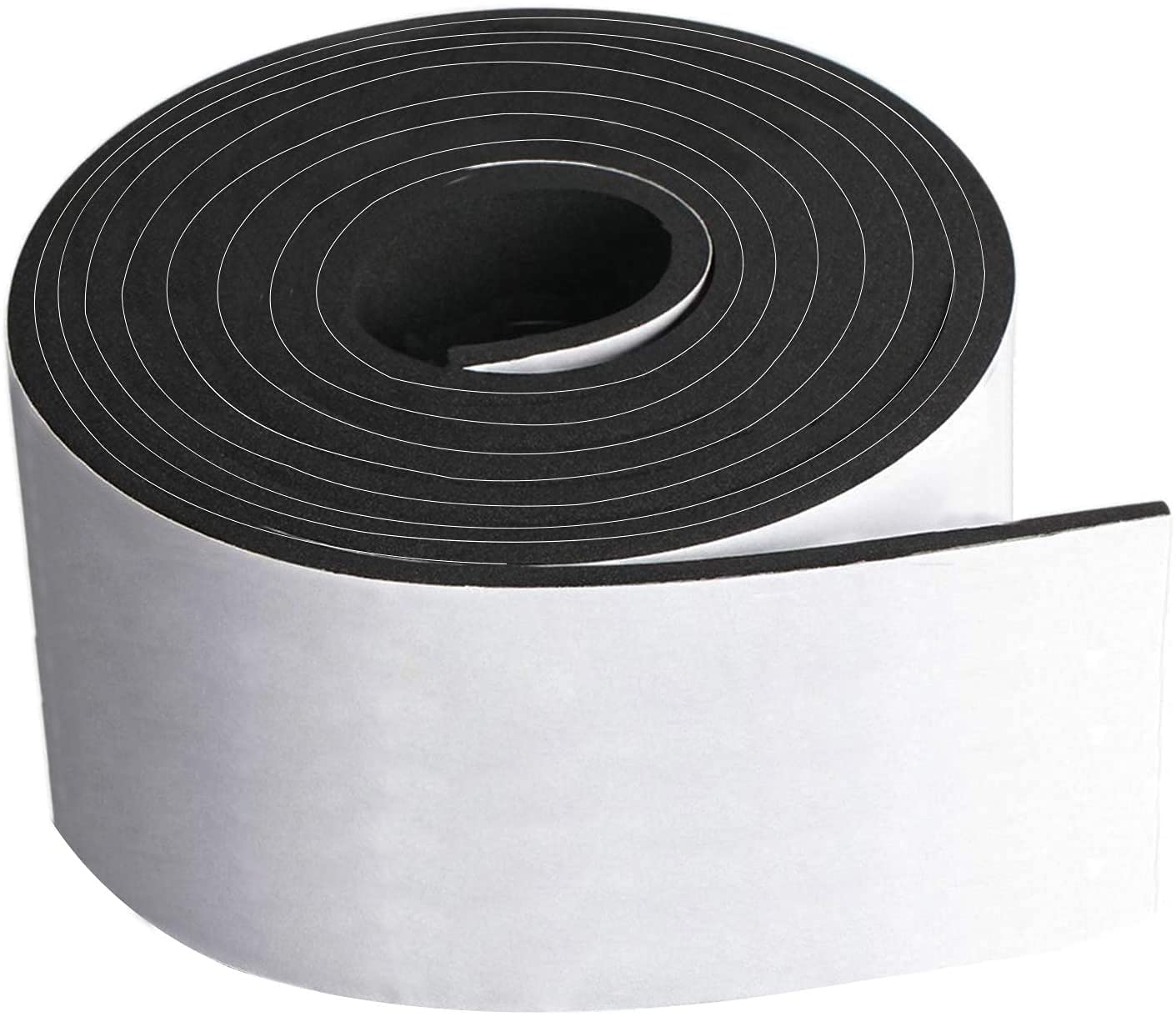 G-CHARGE Single Sided High Density Self Adhesive Gasket Tape, Weather Stripping Doors and Window Insulation Soundproofing (4"(W) x 1/8"(T) x 10 Mtr (L))