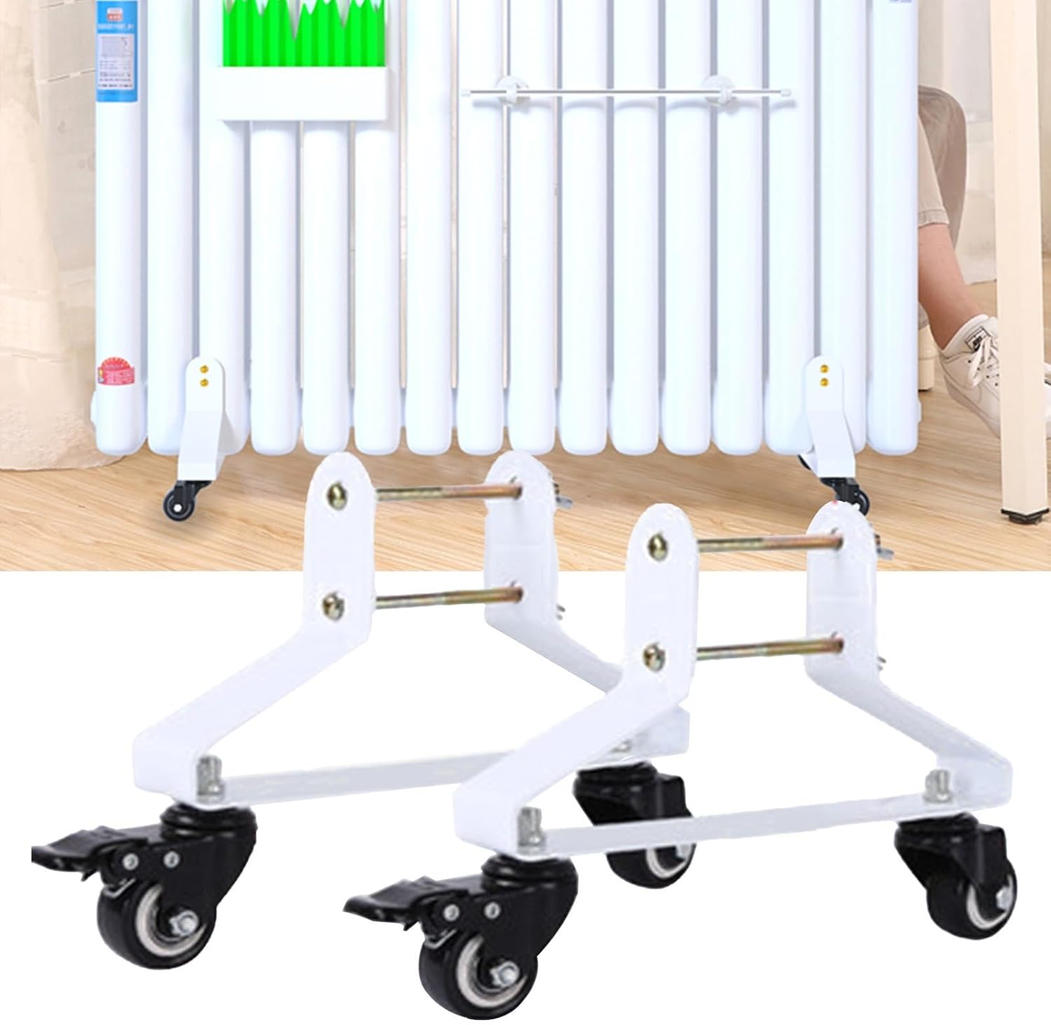 Sturdy Electric Heater Feet Stand Unit for Radiators and Heating Systems, Three Model Options Available (C)