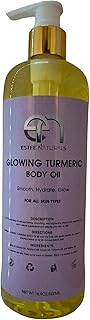 Estee Naturals Glowing Turmeric Body Oil, 500mL, For All Skin Types