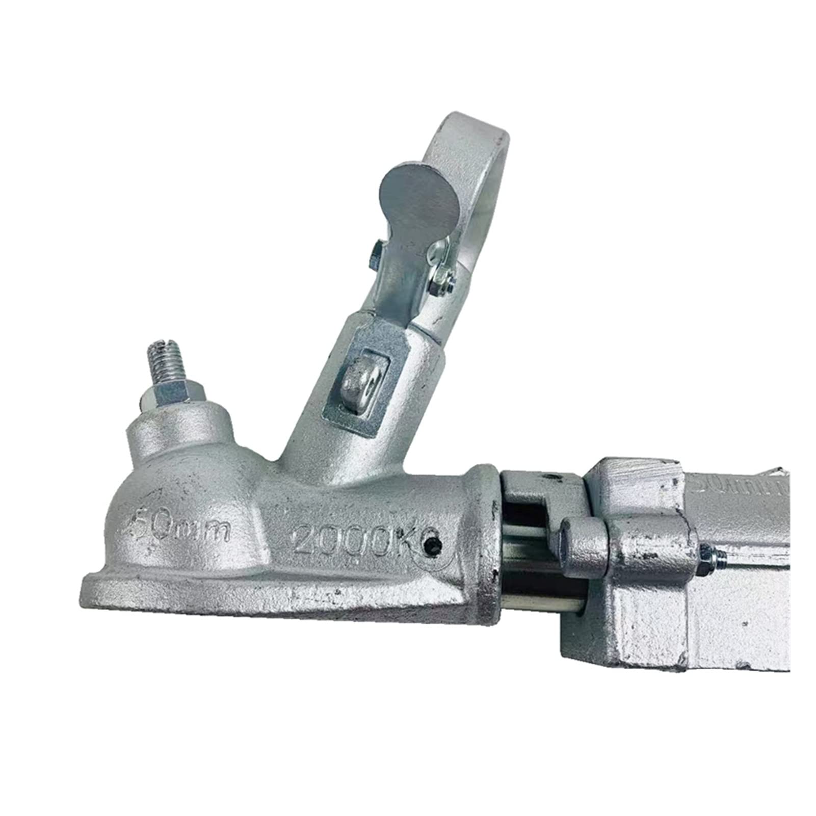 Zaczep do przyczepy, Przyczepa 4 otwory 50mm Hitch Ball zastąpić Casting Przyczepa łącznik Połączenie 2000 KG Karavan Rv. Części i akcesoria