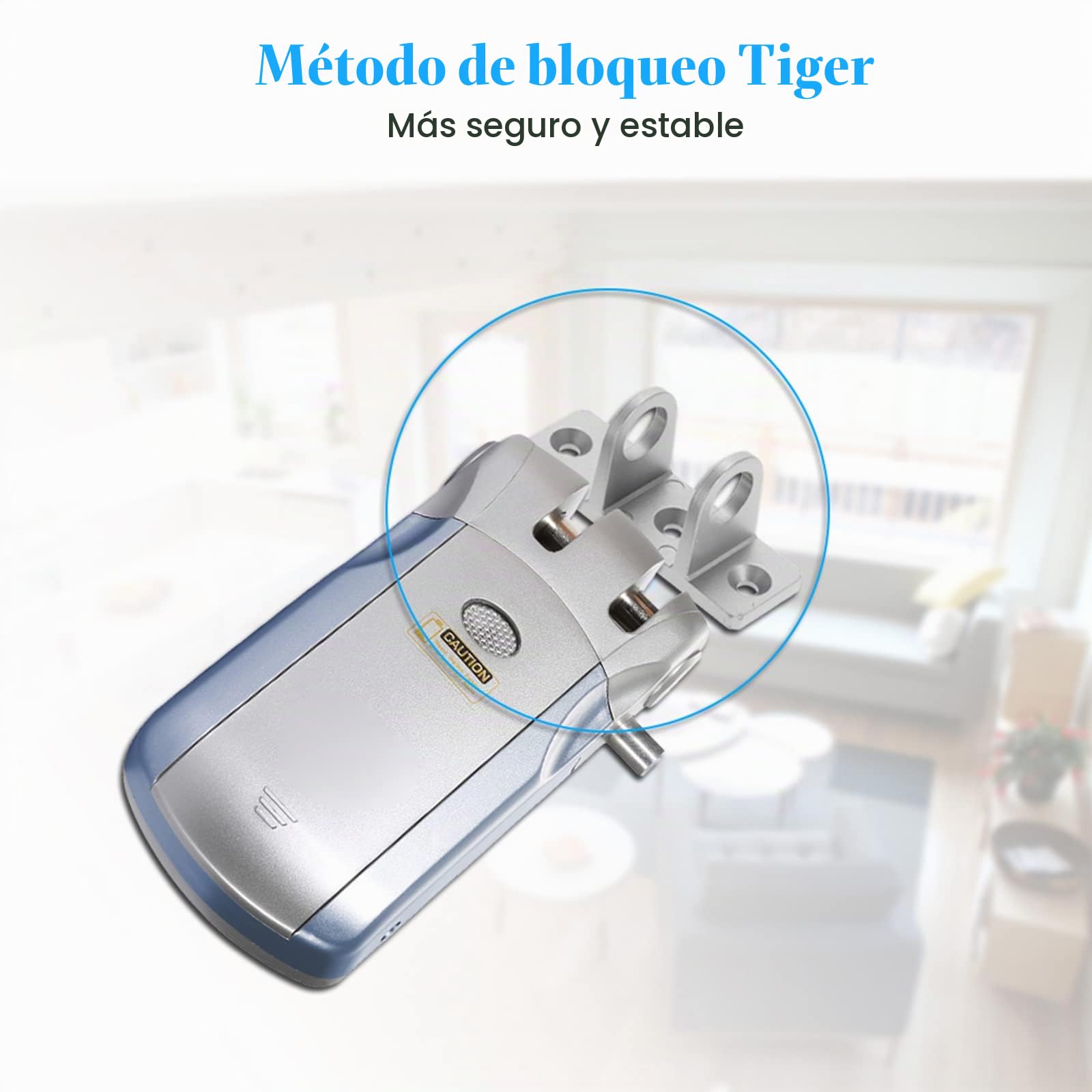 Control remoto inalámbrico Lock Security Invisible Keyless Intelligent Lock Aleación de zinc Metal con 4 llaves Smart Home Control de acceso Sistema de seguridad