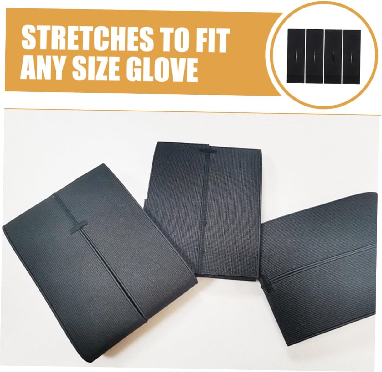 4pcs Baseball Glove Wrap Band Mitten Wrap for Catcher Softball Baseball Polyester Hook and Loop