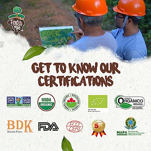 The True Organic Premium Brazil Nuts (32Oz - 2Lbs) Raw & Unsalted | Kosher | Non-Gmo | Certified Organic | Fresh | Vegan | Gluten Free | Keto And Paleo Friendly | Sustainably Harvested #TOP3