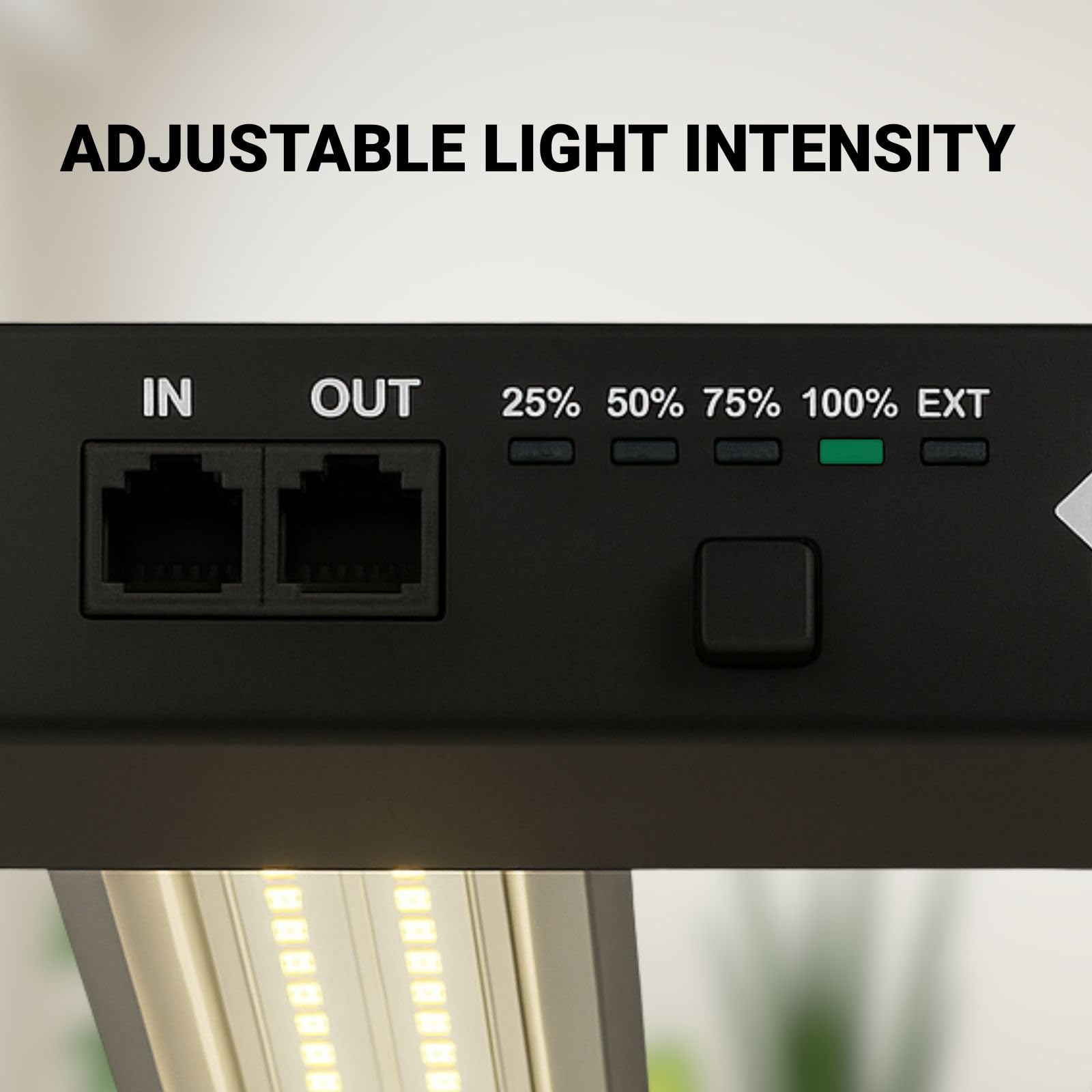 LUCIUS - Lampe LED 400W 2.9 - Culture en intérieur 80 x 80 cm, Croissance/Floraison, Intensité réglable, Serres et plantes d’intérieur, légumes et fleurs, Basse température