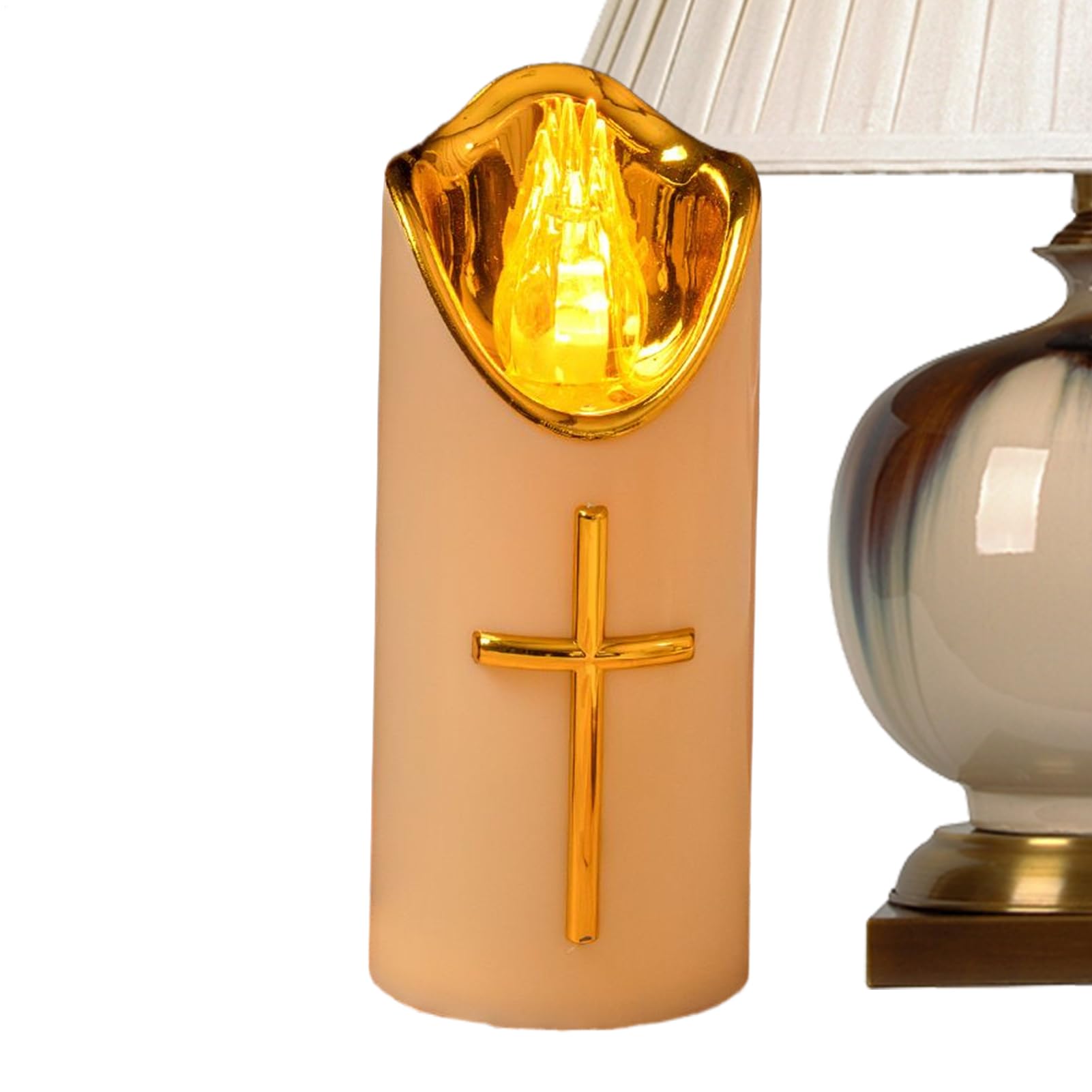 Flameless LED Candles - Holiday Home Decoration Grave Lights - LED Electric Fake Candle | for Lawn Bedroom Living Room Home Garden Church Table Porch Path Yard