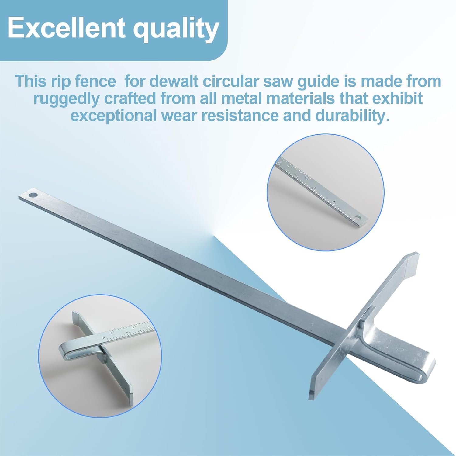 DW3278 Circular Saw Guide Replacement for Dewalt Rip Fence, Rip Cut Circular Saws Guide Fits for Dewalt Circular Saw Model DCS575, DCS570, DCS535, DWE575 and DWS577