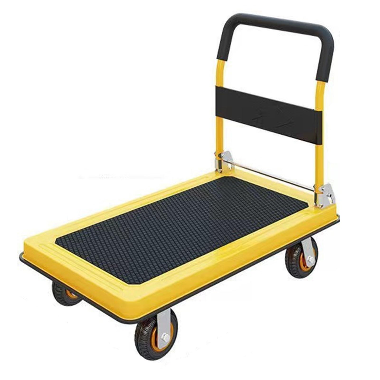 Carrello da Trasporto Carrello Piccolo Dolly Portatile Carrelli Carretto Domestico Robusto Carrello da per L'uso in Adatto per Lo Spostamento di Cantieri Trasporti E Altri Scopi(60X90cm)