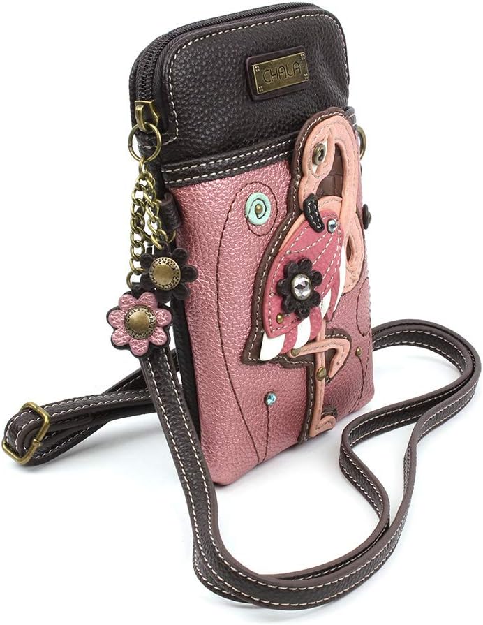 CHALA Bird Collection Cell Phone Crossbody Purse-Women PU Leather/Canvas Multicolor Handbag with Adjustable Strap - Image 2