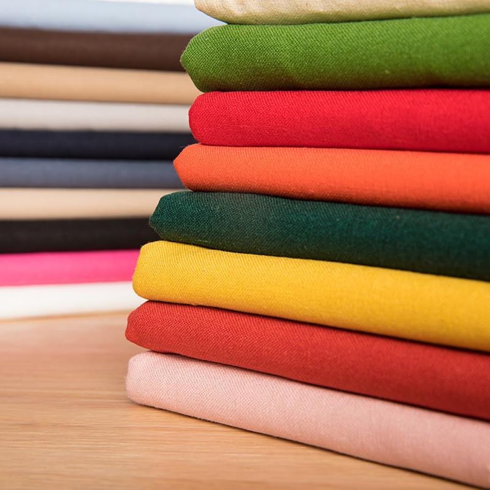 Bawełniana, kwadraty, patchworkowy, zestaw do haftowania, jednolite kolory, DIY, ręcznie robiona, tkanina tapicerska, do domu, rękodzieła, szycia, odzieży, pikowania, 24, 50 x 50 cm
