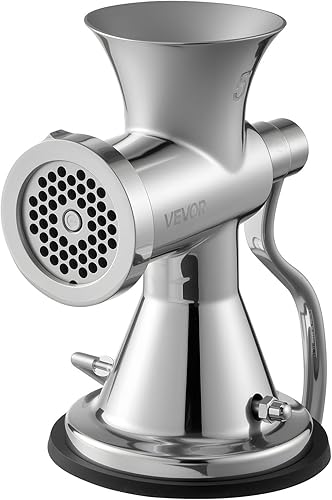 Miniatura 9 de VEVOR Picadora de carne manual de acero inoxidable 304, accionada a mano, máquina multifuncional de salchichas, máquina de café en polvo